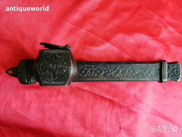 Стар ОСМАНСКИ Девит , Дивит , Мастилница с ТУГРА, снимка 2 - Антикварни и старинни предмети - 37310956