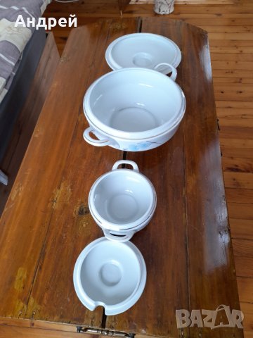 Стар Порцеланов супник #4, снимка 2 - Антикварни и старинни предмети - 32550605