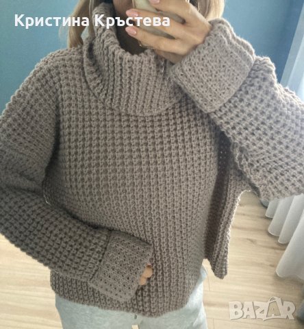 Дебел пуловер , снимка 1 - Блузи с дълъг ръкав и пуловери - 43909153
