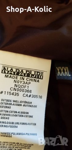 Original Vintage NAPAPIJRI GEOGRAPHIC Expedition Experience Winter Puffer Down Hooded Parka Jacket, снимка 10 - Якета - 35221588