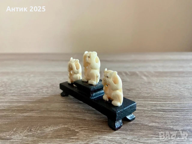 Слонова кост, снимка 4 - Статуетки - 50494825