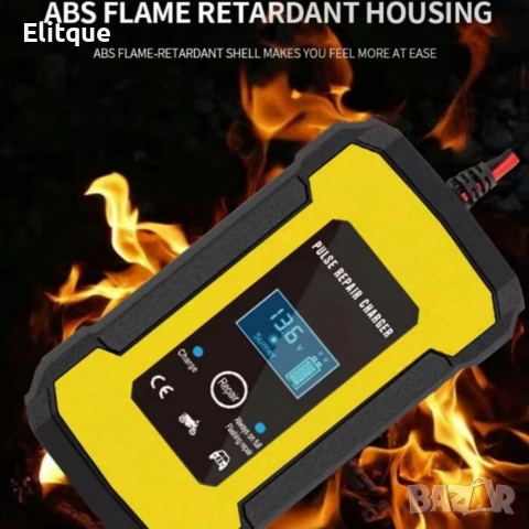 Интелигентно 2в1 зарядно - Токоизправител за акумулатор с температурен детектор и импулсни режими, снимка 6 - Друга електроника - 52839272