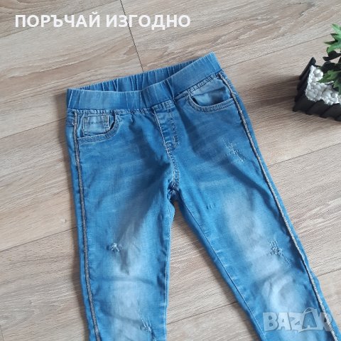 ДЪНКИ ЗА МОМИЧЕ, снимка 3 - Детски панталони и дънки - 43641535