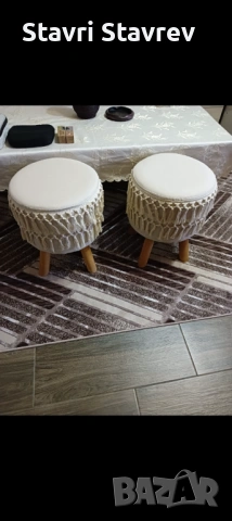 Холна маса с две табуретки, снимка 3 - Маси - 53025008