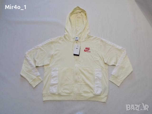 нов суитчър nike худи блуза фанела горнище суичър елек екип спорт крос дамски оригинал L/S, снимка 2 - Спортни екипи - 42897614