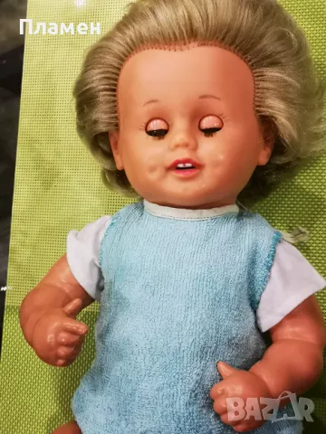 Стара кукла бебе Turtle marke , снимка 6 - Колекции - 49874665