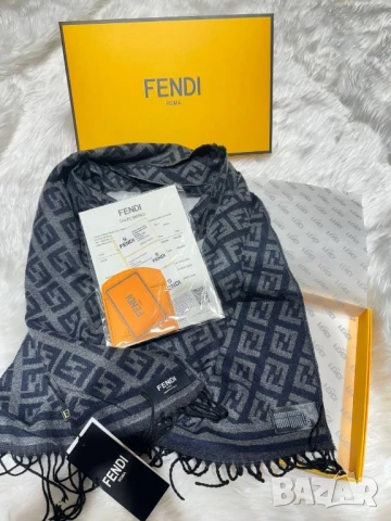 шал в  кутия gucci emporio armani fendi , снимка 2 - Шалове - 50746827