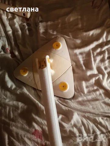 моп триъгълен въртящ на 360 - 2 броя са , снимка 6 - Мопове, кофи, четки и метли - 49709058