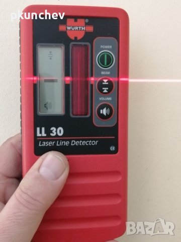 Лазерен нивелир WURTH CLL06 и Лазерен приемник WURTH LL-30, снимка 4 - Измервателни инструменти - 43567845