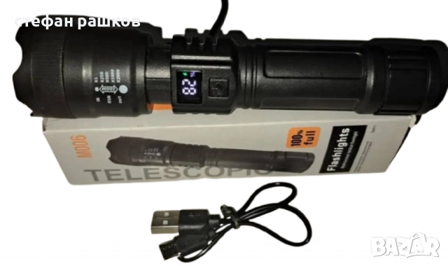Компактно и ултра ярко лазерно фенерче – Вашият надежден спътник в тъмното, снимка 5 - Измервателни инструменти - 48524176