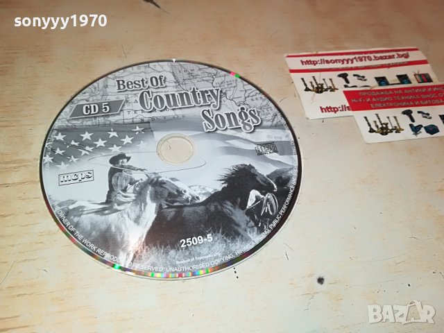 COUNTRY SONGS 5CD 1409221902, снимка 2 - CD дискове - 38004082