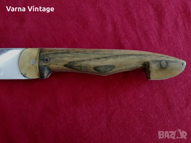 Ръчно изработен нож + кания. (2)., снимка 2 - Ножове - 49763495