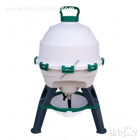 Поилка за Птици 25 литра с Крака - OPTIMUS - Арт. №: 11628, снимка 2 - За селскостопански - 49994348