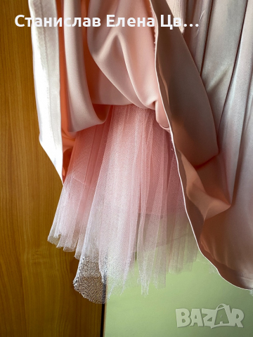 Официална розова рокля Junona, снимка 5 - Рокли - 36476669