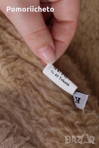 Леко палто имитация на кожа, снимка 12 - Палта, манта - 26456360