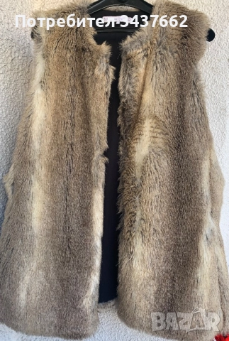 Елек изкуствена кожа Zara 