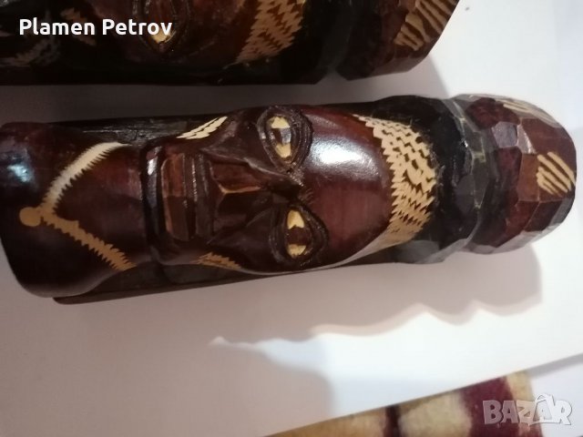 2 дървени фигури , снимка 7 - Антикварни и старинни предмети - 35418288