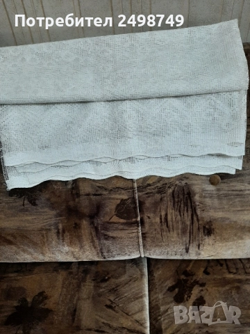 Плат за завеса 100% памук ; Плат - панама; Три броя карета от тюл, снимка 7 - Други - 52228066