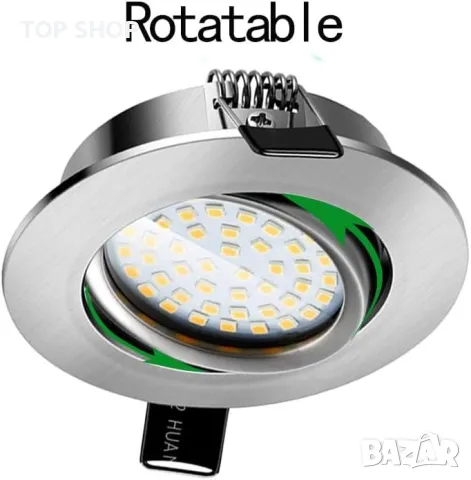 GOHDLAMP LED вградени таванни осветителни тела, 2700K 5W 400lm, 6 броя, снимка 2 - Лед осветление - 49522783