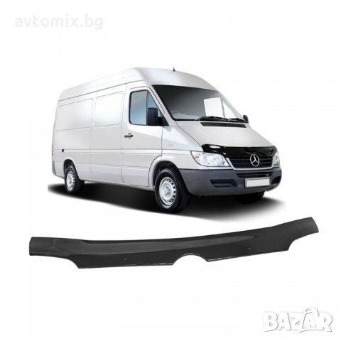 MERCEDES Спойлер преден капак дефлектор, Mercedes Sprinter, 2000-2006 г., снимка 1 - Аксесоари и консумативи - 38353696