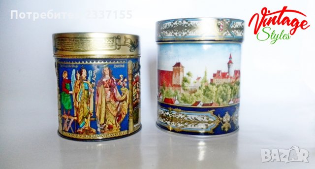 стари ламаринени кутии ., снимка 3 - Колекции - 26627396