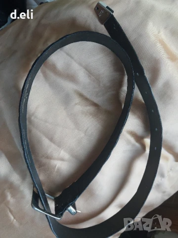 Унисекс! Gucci/ Stefano Vernizzi Parma. 100% Кожа (крокодил) Фирмен Кожен колан, снимка 4 - Колани - 30839214