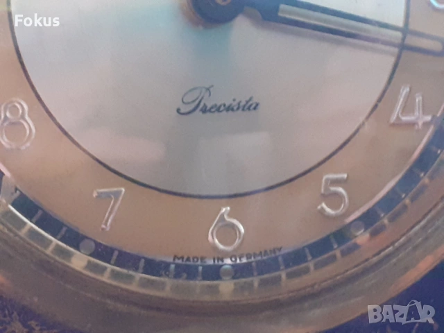 Невероятен стар английски часовник кобалт с позлата две вази, снимка 8 - Антикварни и старинни предмети - 53461054