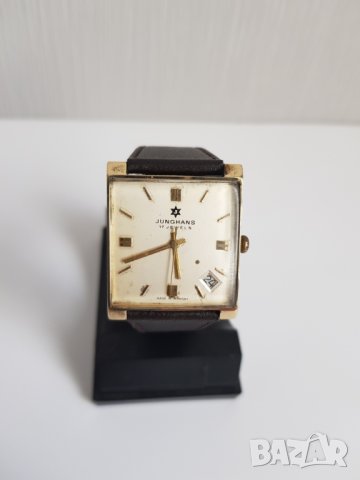 Стар механичен часовник Junghans 17 jewels, снимка 2 - Антикварни и старинни предмети - 32667991