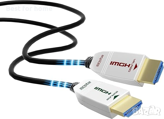  FeizLink 4K оптичен HDMI кабел - 50 фута, 18Gbps HDR10 HDCP2.3 3D