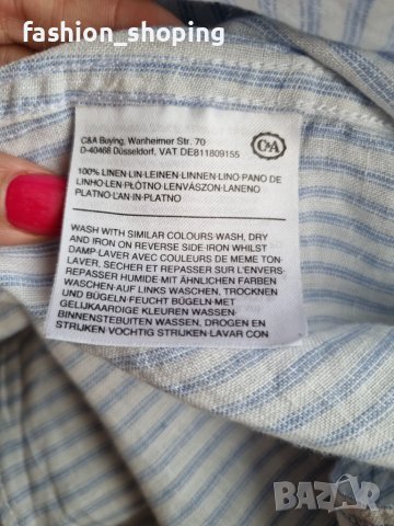 Мъжка ленена риза Angelo Litrico, размер XXL, снимка 2 - Ризи - 50504895