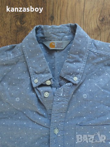 Carhartt Long Sleeve Coppell Shirt - страхотна мъжка риза КАТО НОВА, снимка 7 - Ризи - 34795123