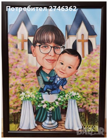 Дигитална Карикатура-шарж в рамка, снимка 11 - Картини - 29493243