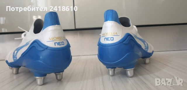Mizuno Morelia Neo 4 Elite Мens Size 42.5 / 26.5 см. НОВО! ОРИГИНАЛ! Бутонки!, снимка 6 - Спортни обувки - 50939309