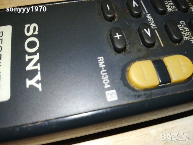 SONY RM-U304 RECEIVER REMOTE CONTROL-ВНОС SWISS 0301241632, снимка 13 - Ресийвъри, усилватели, смесителни пултове - 43641969