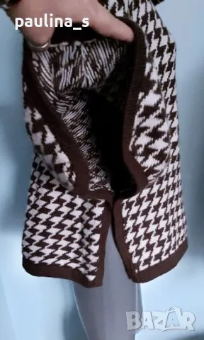 Два броя / Топло пончо тип пуловер / универсален размер , снимка 12 - Блузи с дълъг ръкав и пуловери - 44237207