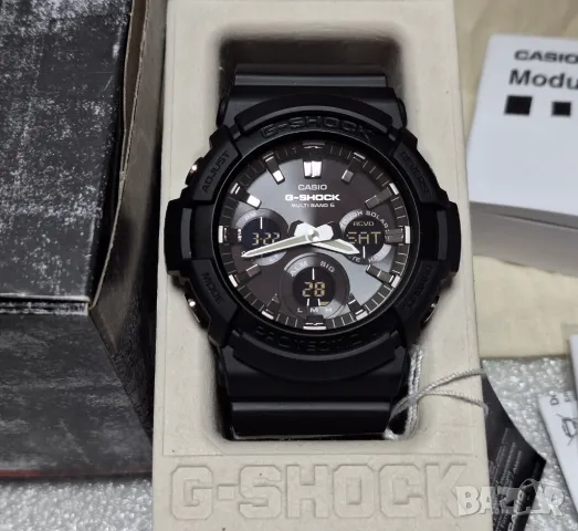 НОВ! 2 години Гаранция! Мъжки Часовник Casio G-Shock GAW-100B-1AER, СОЛАРЕН, снимка 1