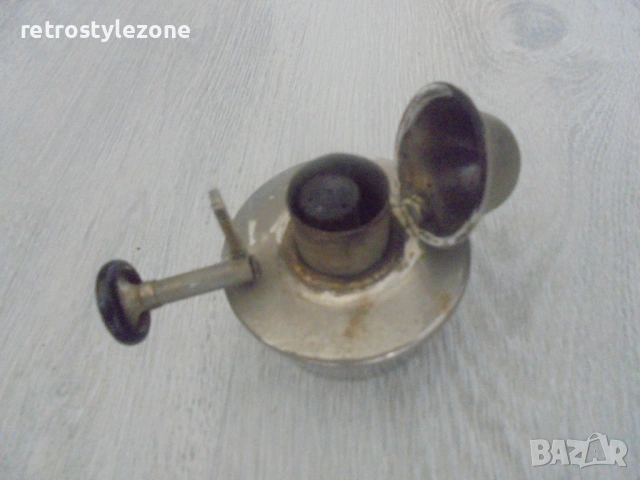 № 8477 Стара спиртна лампа – метална, винтидж / ретро , снимка 3 - Други ценни предмети - 50729960