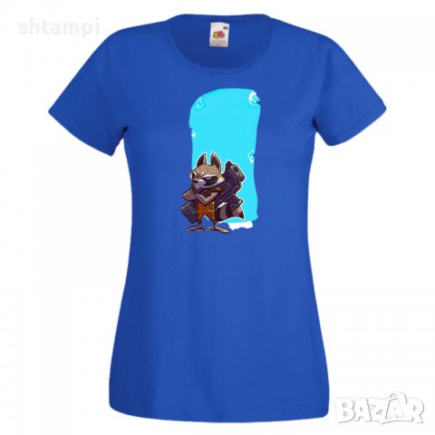 Дамска тениска Marvel Rocket Racoon 1 Игра,Изненада,Подарък,Геймър,, снимка 5 - Тениски - 36748094