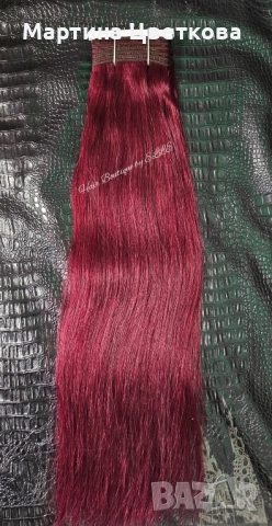 Естествена коса на цяла треса , снимка 2 - Аксесоари за коса - 52011160