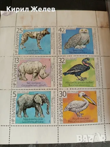 Пощенски марки чиста комплектна серия ЖИВОТНИ редки от соца за КОЛЕКЦИОНЕРИ 46290, снимка 7 - Филателия - 47755981