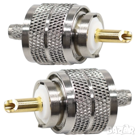 Конектор за кримпване SO239/PL259 Male за кабели LMR195 RG58 RG142 RG400