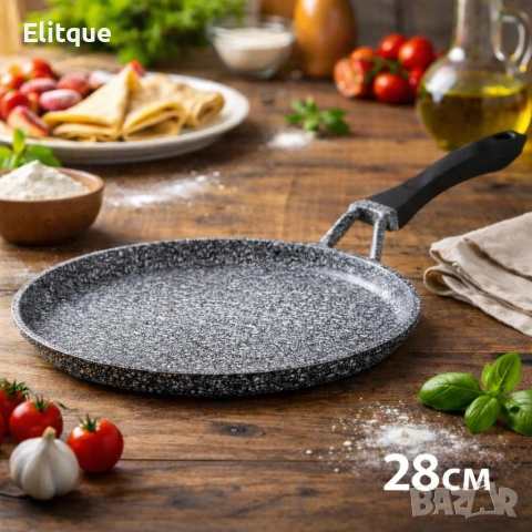 Тиган за палачинки Edenberg EB-3391, EB-3392, EB-3393 - 20см/24см/28см, снимка 2 - Други - 53389320