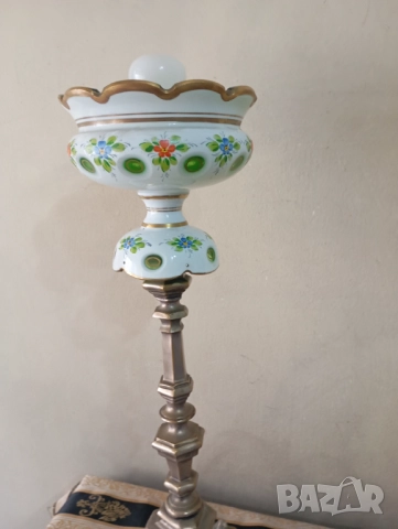 Винтидж настолна лампа, снимка 8 - Настолни лампи - 49419699