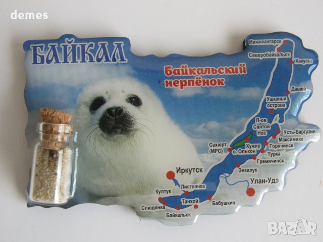  Автентичен магнит от езерото Байкал, Русия-серия, снимка 5 - Други ценни предмети - 28748404