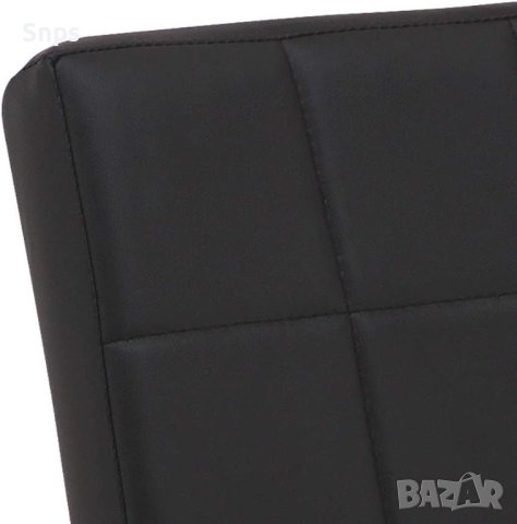 Офис стол за бюро с регулируема височина на седалката, 57 x 60 x 95 см, черен, снимка 9 - Столове - 40472570