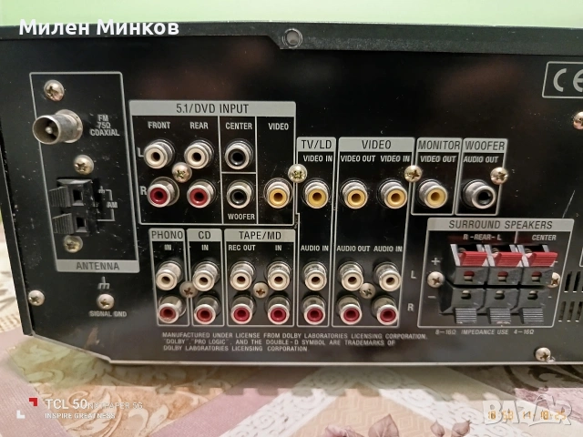 SONY STR-DE 425, снимка 6 - Ресийвъри, усилватели, смесителни пултове - 53051747