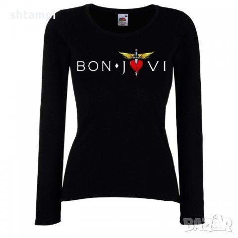 Дамска тениска Bon Jovi 4, снимка 1 - Тениски - 32860014