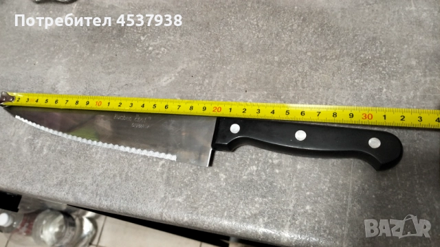 Продавам нож на Шеф готвач, снимка 2 - Прибори за хранене, готвене и сервиране - 52121767