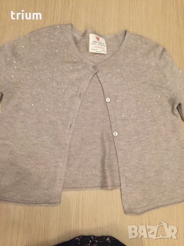 Празнична рокля Gap и болеро Zara, ръст 128-134см., 8-9г, снимка 4 - Детски рокли и поли - 27435481