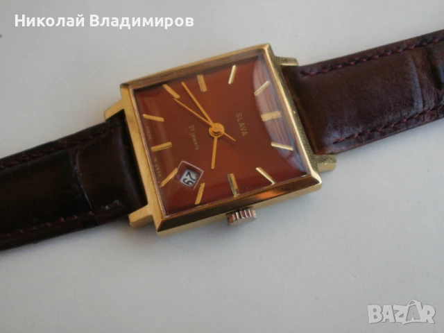 Slava Слава 20 мик. мъжки руски отлично състояние часовник, снимка 12 - Мъжки - 50719707